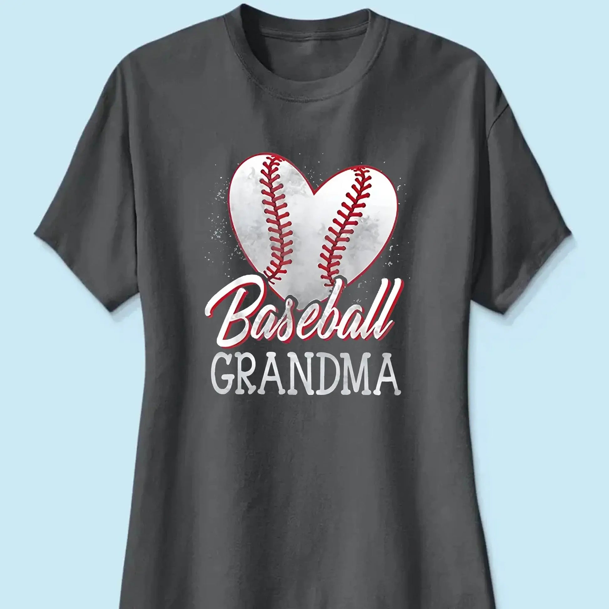 Baseball Grandma Heart Shirt – Personalized T-Shirt – Custom Gift for Proud Sports Grandmas with Kids’ Names  Ezcustomize
