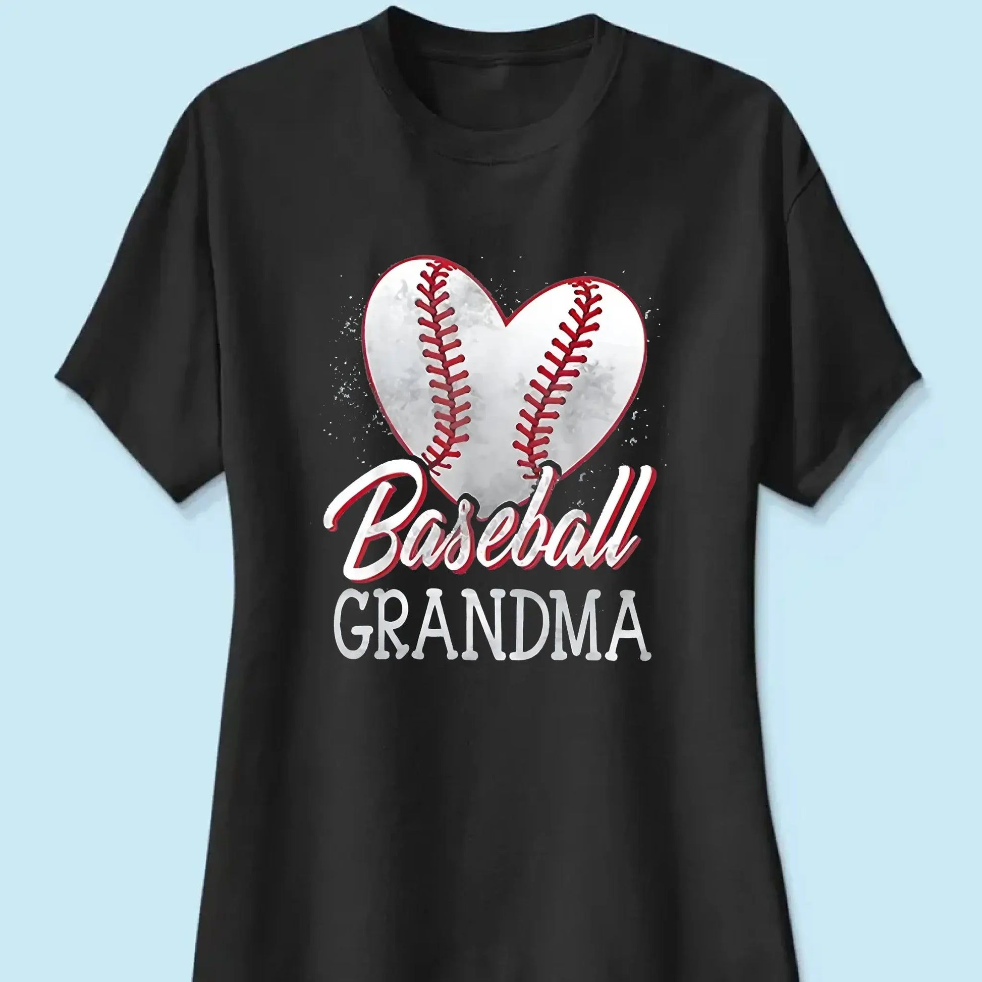 Baseball Grandma Heart Shirt – Personalized T-Shirt – Custom Gift for Proud Sports Grandmas with Kids’ Names  Ezcustomize