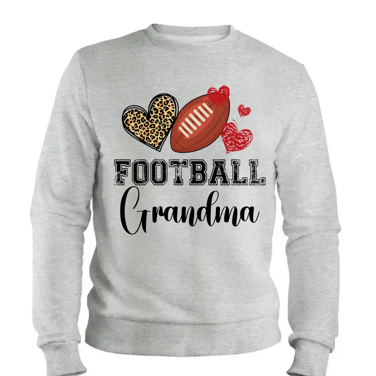 Baseball Grandma Leopard Heart Shirt – Personalized Custom T-Shirt – Gift for Grandma, Nana, Mimi, Mom, or Sports-Loving Wife  Ezcustomize