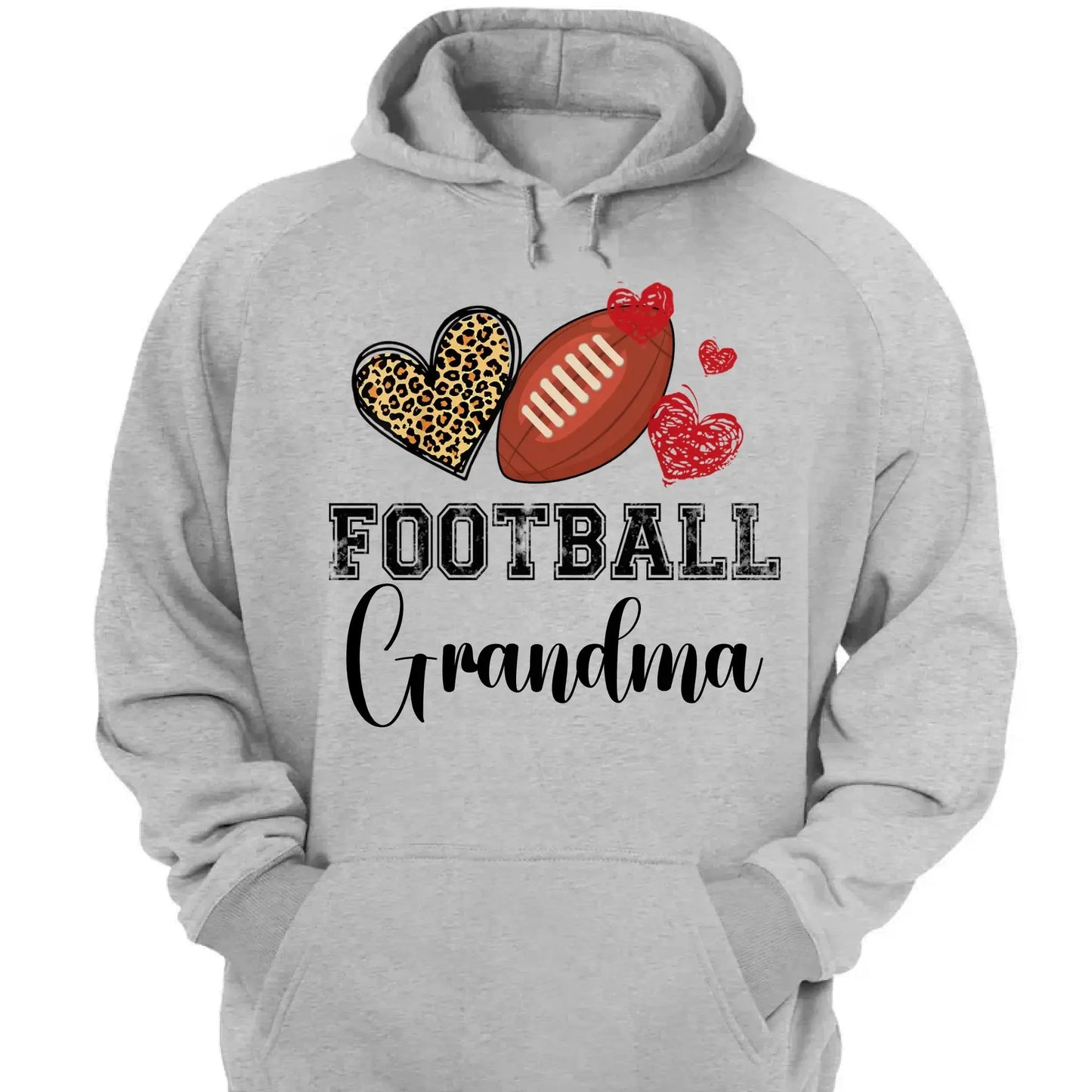 Baseball Grandma Leopard Heart Shirt – Personalized Custom T-Shirt – Gift for Grandma, Nana, Mimi, Mom, or Sports-Loving Wife  Ezcustomize