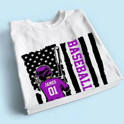 Baseball Grandma Shirt Personalized with Kid’s Name & Number – Cute Sports T-Shirt Gift for Nana or Grandma Fan  Ezcustomize