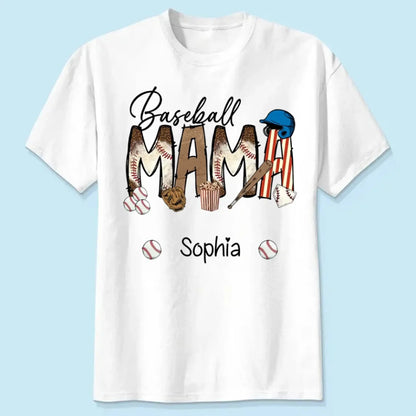 Baseball Grandma Shirt – Personalized Custom T-Shirt – Perfect Gift for Proud Sports Grandmas on Game Day or Mother’s Day  Ezcustomize