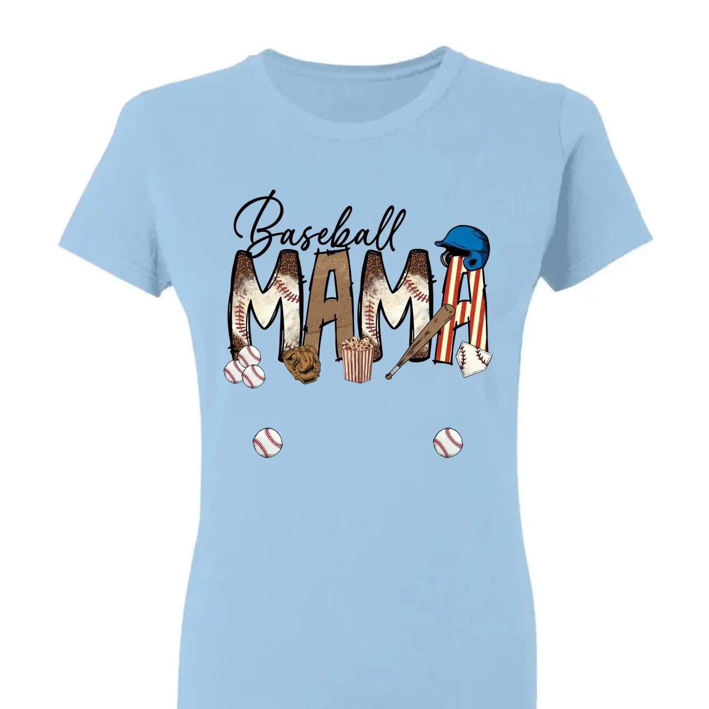 Baseball Grandma Shirt – Personalized Custom T-Shirt – Perfect Gift for Proud Sports Grandmas on Game Day or Mother’s Day  Ezcustomize