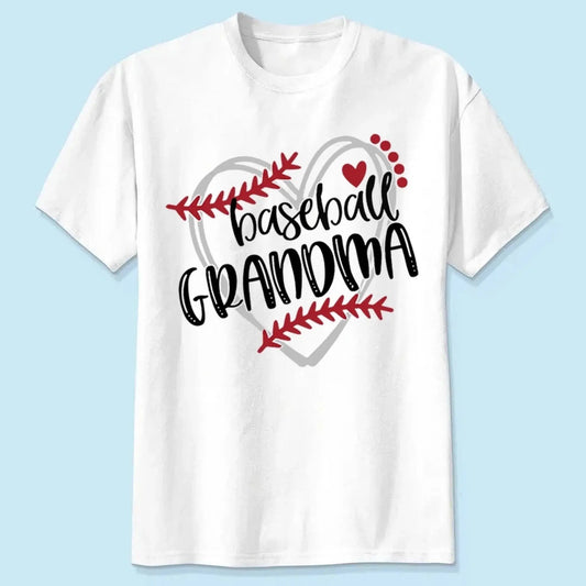 Baseball Grandma Shirt – Personalized Sports T-Shirt Gift for Nana, Mimi, Mom or Wife Who Loves Baseball or Softball  Ezcustomize