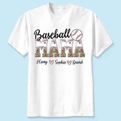 Baseball Grandma Shirt – Personalized T-Shirt with Grandkids' Names – Custom Gift for Proud Sports Grandmas  Ezcustomize