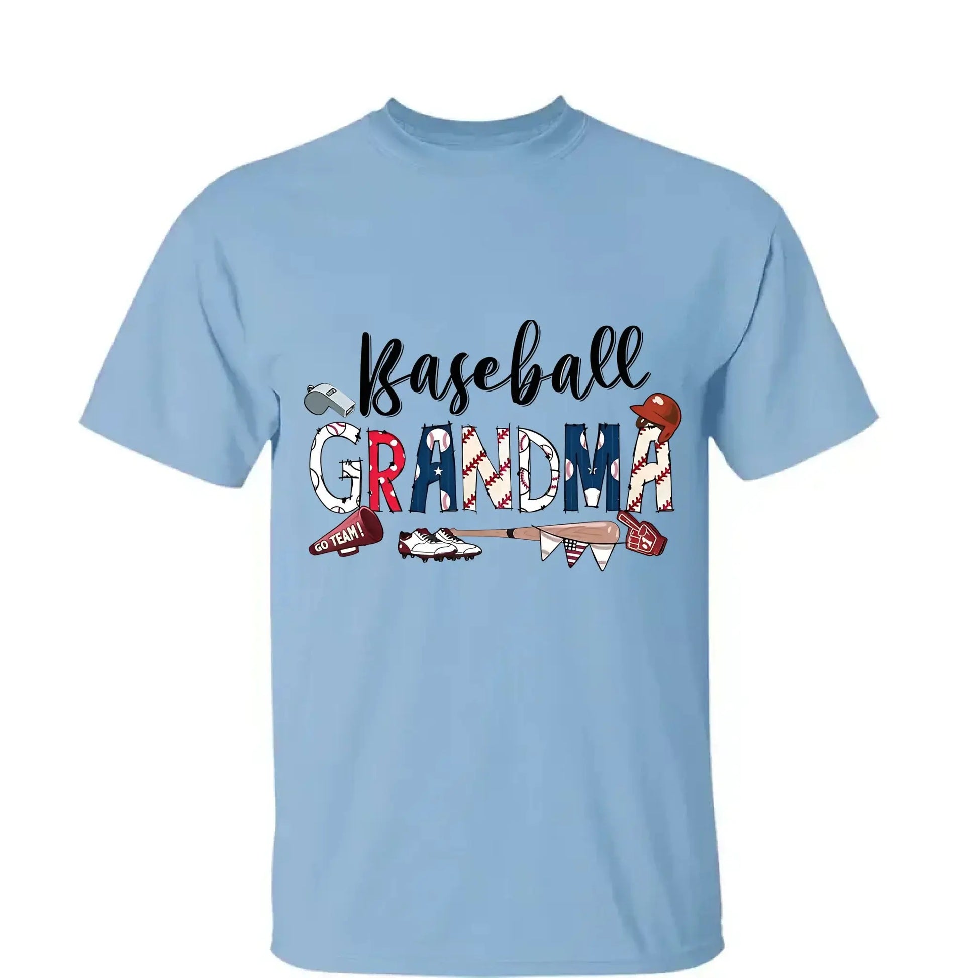Baseball Grandma T-Shirt – Personalized T-Shirt with Grandkids’ Names – Custom Game Day Gift for Proud Sports Grandmas  Ezcustomize