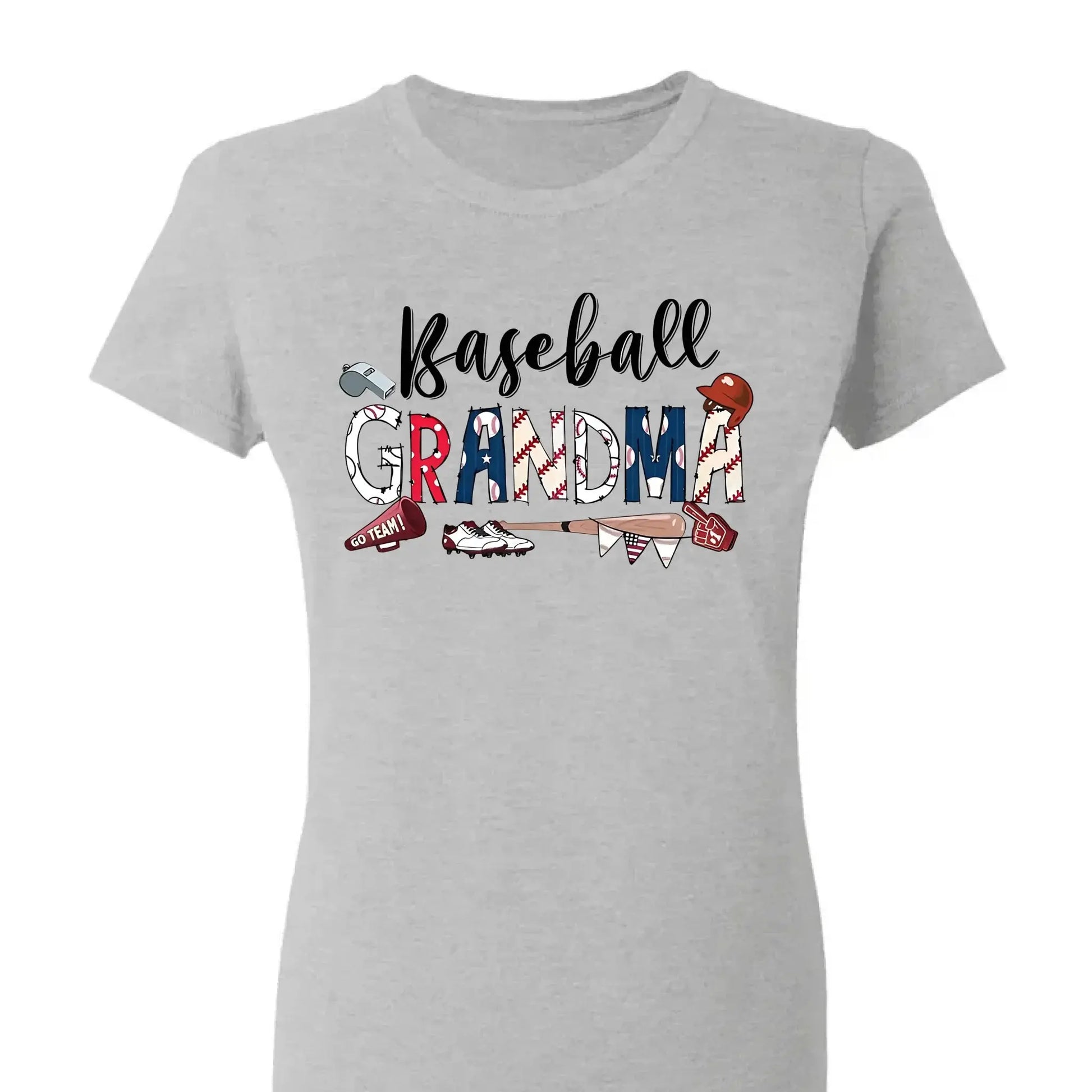 Baseball Grandma T-Shirt – Personalized T-Shirt with Grandkids’ Names – Custom Game Day Gift for Proud Sports Grandmas  Ezcustomize