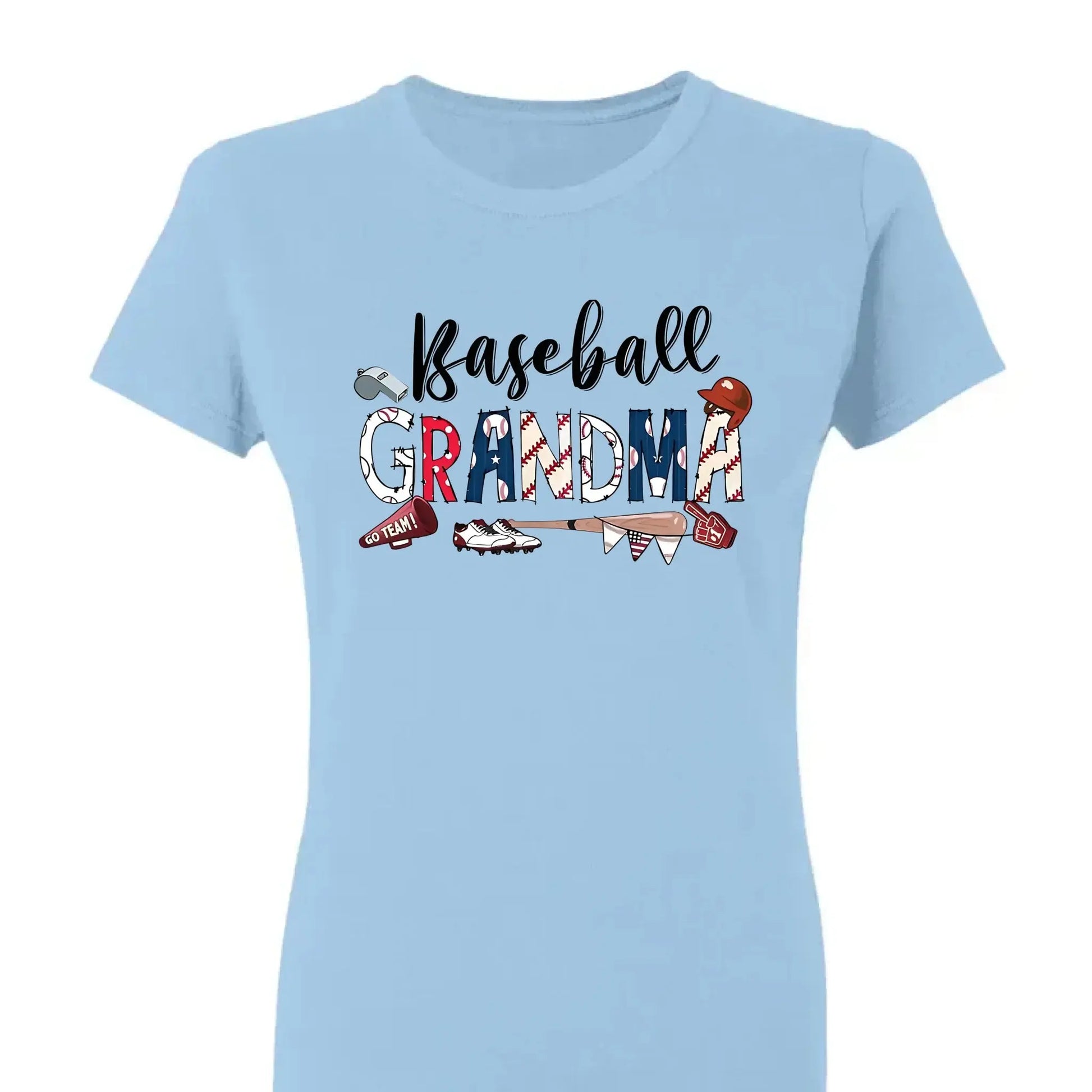 Baseball Grandma T-Shirt – Personalized T-Shirt with Grandkids’ Names – Custom Game Day Gift for Proud Sports Grandmas  Ezcustomize