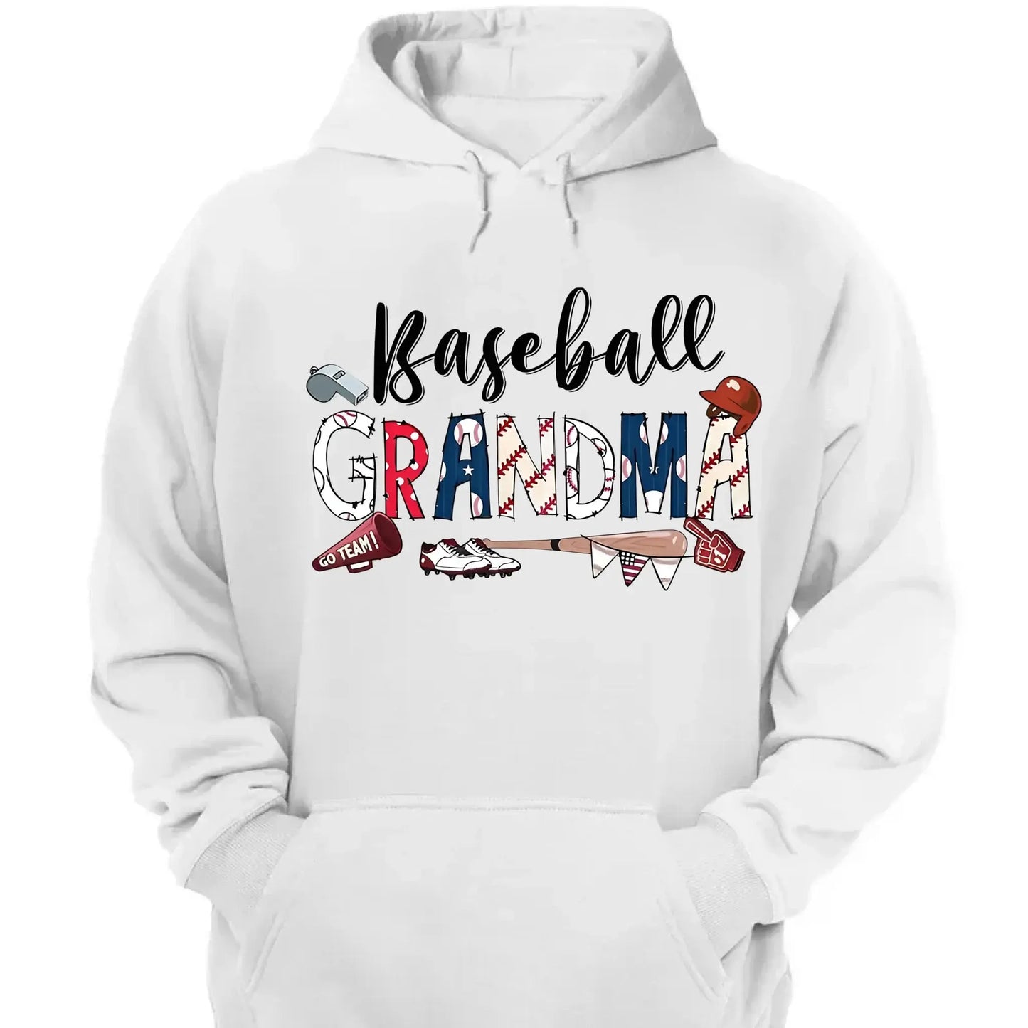 Baseball Grandma T-Shirt – Personalized T-Shirt with Grandkids’ Names – Custom Game Day Gift for Proud Sports Grandmas  Ezcustomize