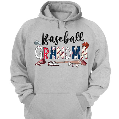 Baseball Grandma T-Shirt – Personalized T-Shirt with Grandkids’ Names – Custom Game Day Gift for Proud Sports Grandmas  Ezcustomize