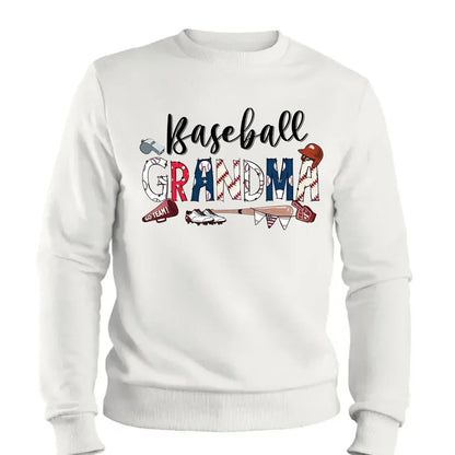 Baseball Grandma T-Shirt – Personalized T-Shirt with Grandkids’ Names – Custom Game Day Gift for Proud Sports Grandmas  Ezcustomize