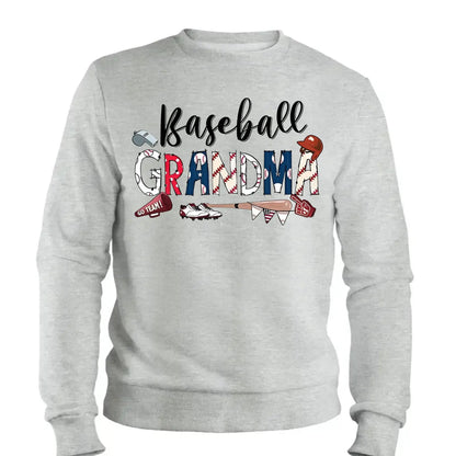 Baseball Grandma T-Shirt – Personalized T-Shirt with Grandkids’ Names – Custom Game Day Gift for Proud Sports Grandmas  Ezcustomize