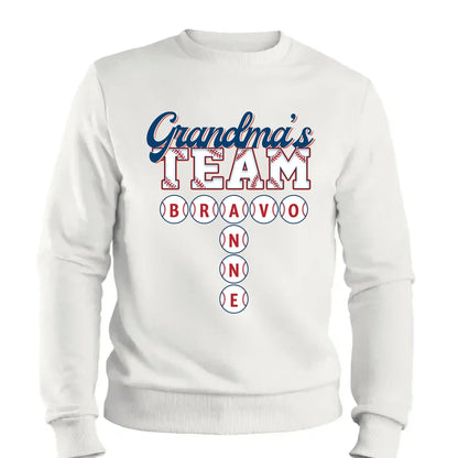 Baseball Grandma's Team Crossword Puzzle Art – Personalized Shirt, Custom Gift for Proud Baseball Grandmas  Ezcustomize