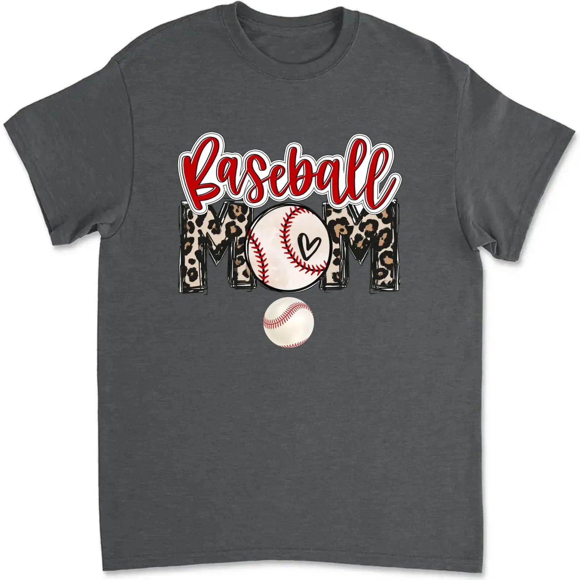 Baseball Mom Shirt – Personalized Custom T-Shirt – Game Day Gift for Proud Sports Moms with Kid’s Name  Ezcustomize