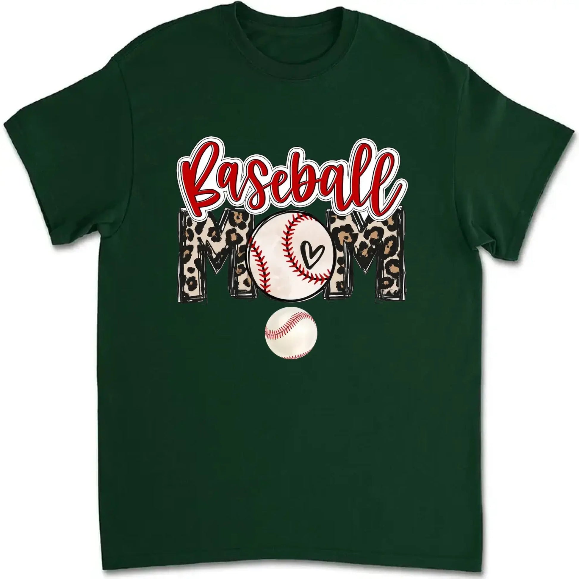 Baseball Mom Shirt – Personalized Custom T-Shirt – Game Day Gift for Proud Sports Moms with Kid’s Name  Ezcustomize