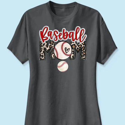 Baseball Mom Shirt – Personalized Custom T-Shirt – Game Day Gift for Proud Sports Moms with Kid’s Name  Ezcustomize
