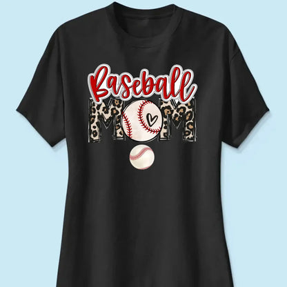 Baseball Mom Shirt – Personalized Custom T-Shirt – Game Day Gift for Proud Sports Moms with Kid’s Name  Ezcustomize