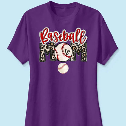 Baseball Mom Shirt – Personalized Custom T-Shirt – Game Day Gift for Proud Sports Moms with Kid’s Name  Ezcustomize