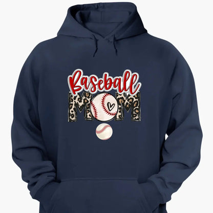 Baseball Mom Shirt – Personalized Custom T-Shirt – Game Day Gift for Proud Sports Moms with Kid’s Name  Ezcustomize