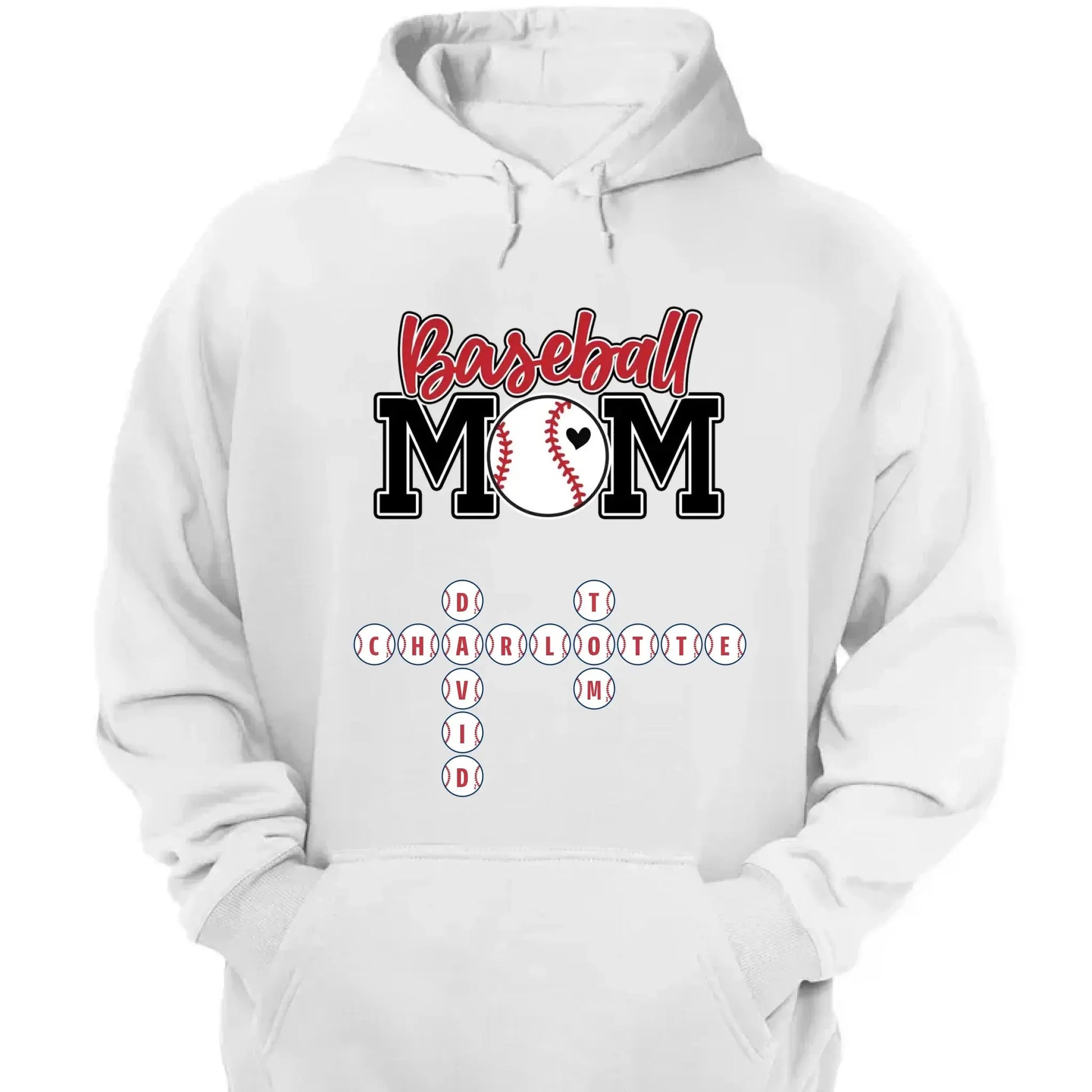 Baseball Mom & Grandma Crossword Puzzle Art – Personalized Shirt, Custom Gift for Proud Baseball Moms and Grandmas  Ezcustomize