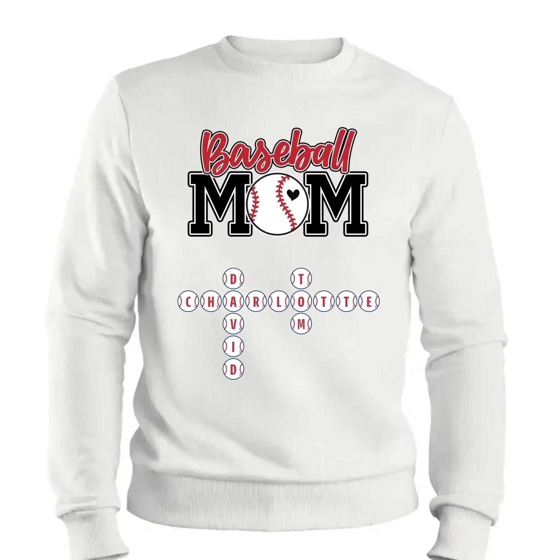 Baseball Mom & Grandma Crossword Puzzle Art – Personalized Shirt, Custom Gift for Proud Baseball Moms and Grandmas  Ezcustomize