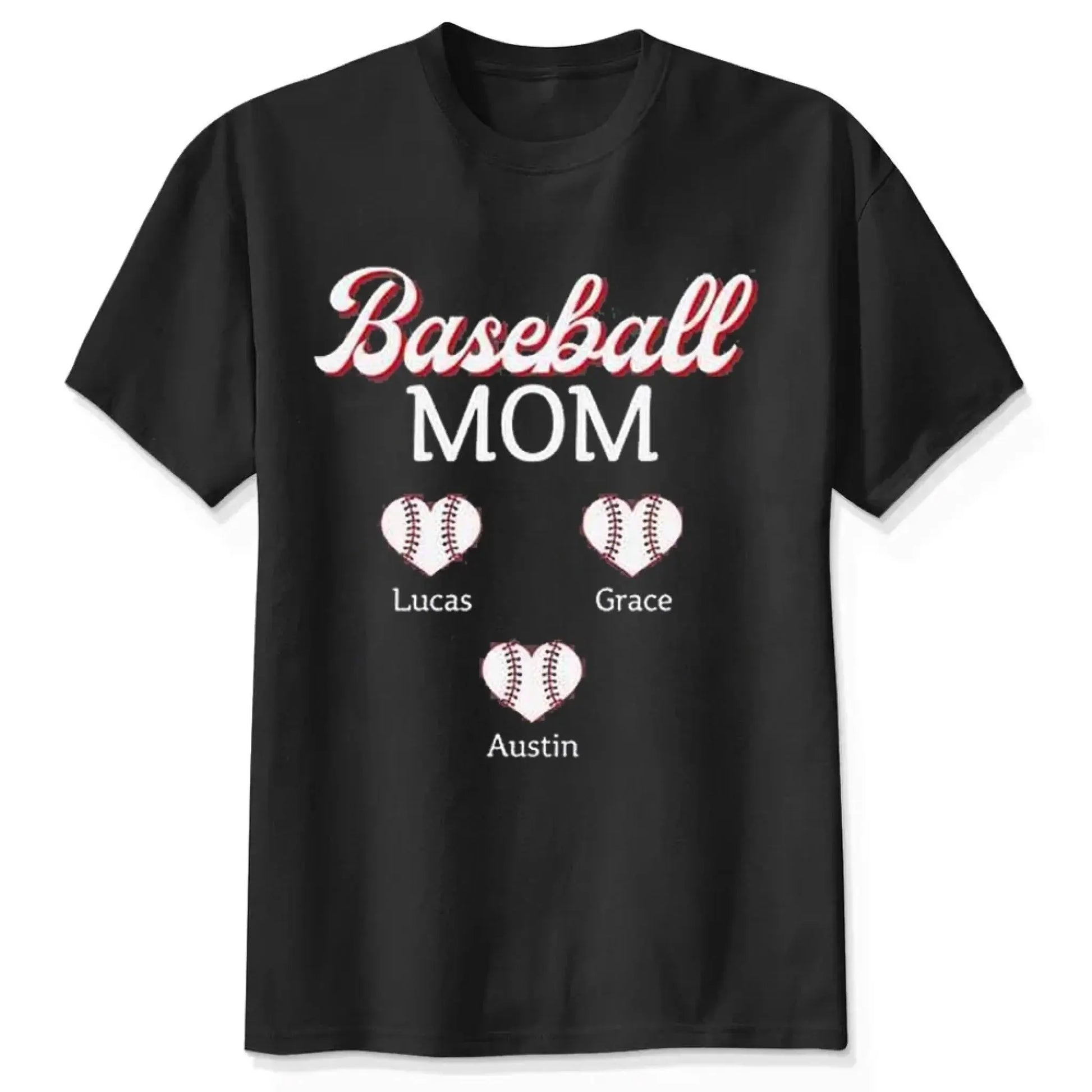 Baseball Mom & Grandma Shirt – Personalized T-Shirt – Custom Game Day Gift for Proud Sports Moms and Grandmas  Ezcustomize