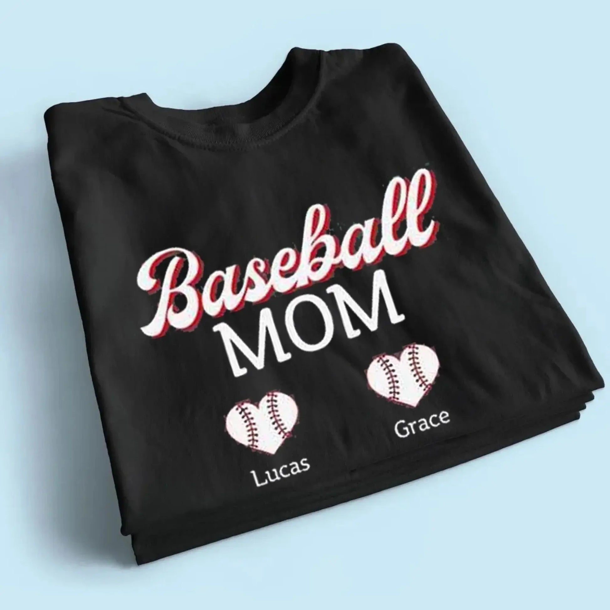 Baseball Mom & Grandma Shirt – Personalized T-Shirt – Custom Game Day Gift for Proud Sports Moms and Grandmas  Ezcustomize