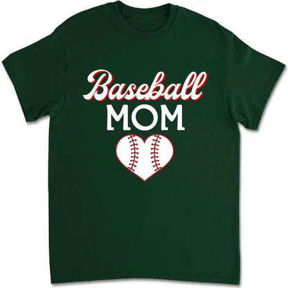 Baseball Mom & Grandma Shirt – Personalized T-Shirt – Custom Game Day Gift for Proud Sports Moms and Grandmas  Ezcustomize