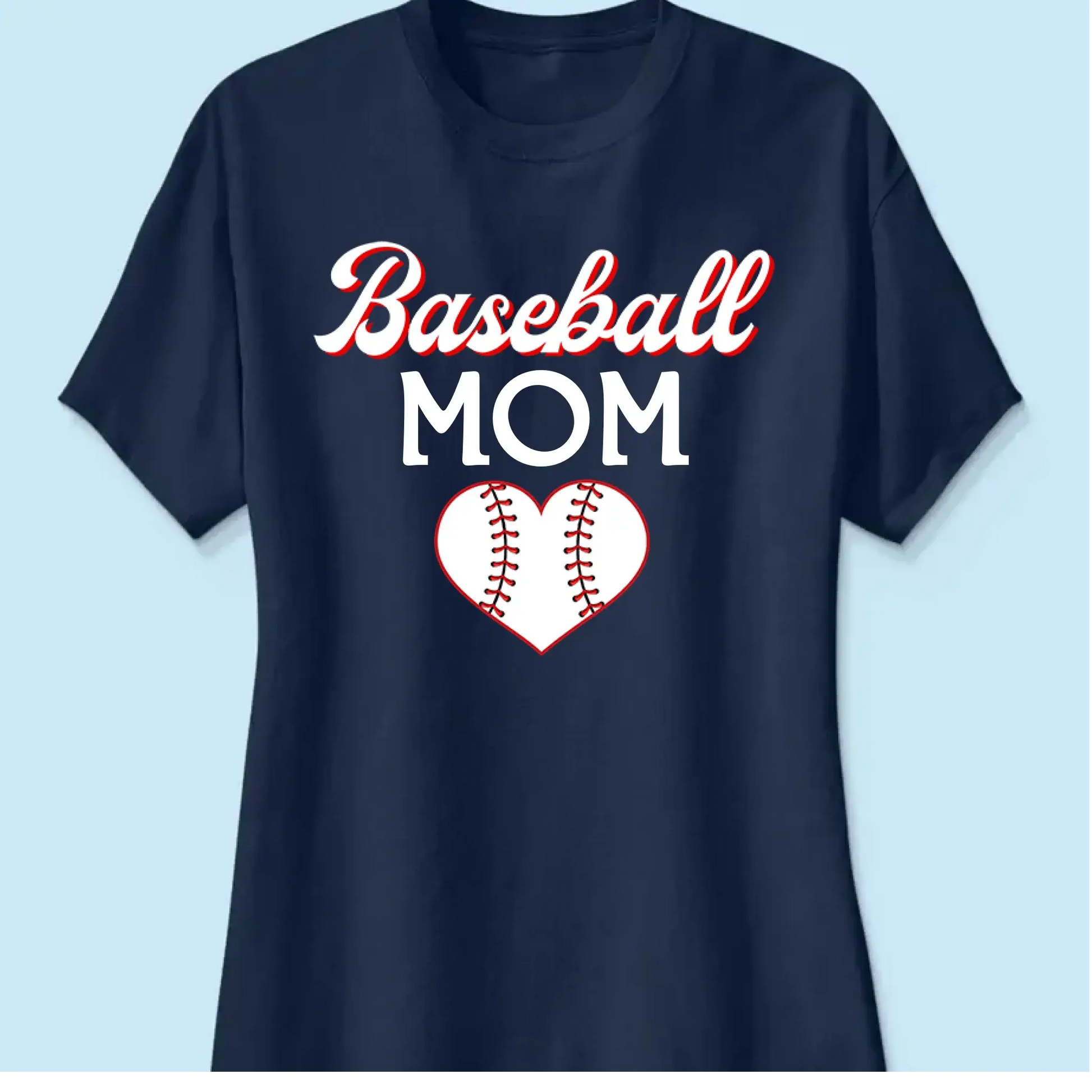 Baseball Mom & Grandma Shirt – Personalized T-Shirt – Custom Game Day Gift for Proud Sports Moms and Grandmas  Ezcustomize
