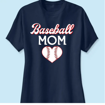 Baseball Mom & Grandma Shirt – Personalized T-Shirt – Custom Game Day Gift for Proud Sports Moms and Grandmas  Ezcustomize