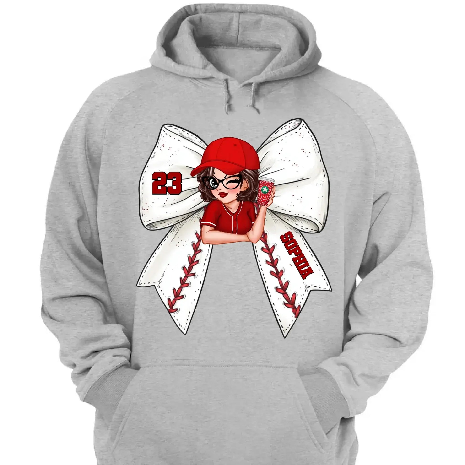 Baseball/Softball Bow Shirt with Jersey Number – Personalized T-Shirt – Custom Gift for Baseball Mom or Wife  Ezcustomize