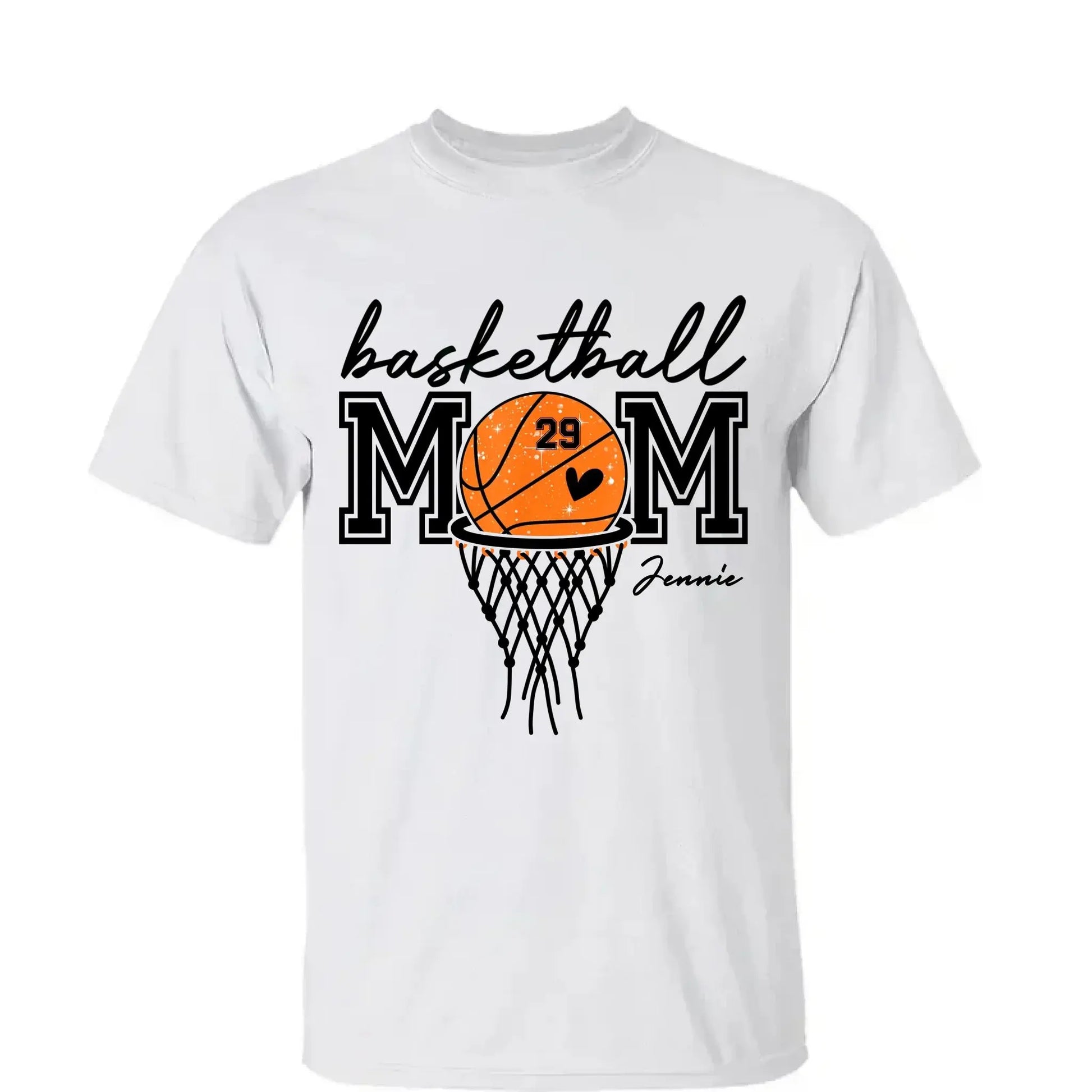 Basketball Mom Shirt – Personalized T-Shirt – Custom Gift for Basketball Mom or Dad on Game Day or Special Occasions  Ezcustomize