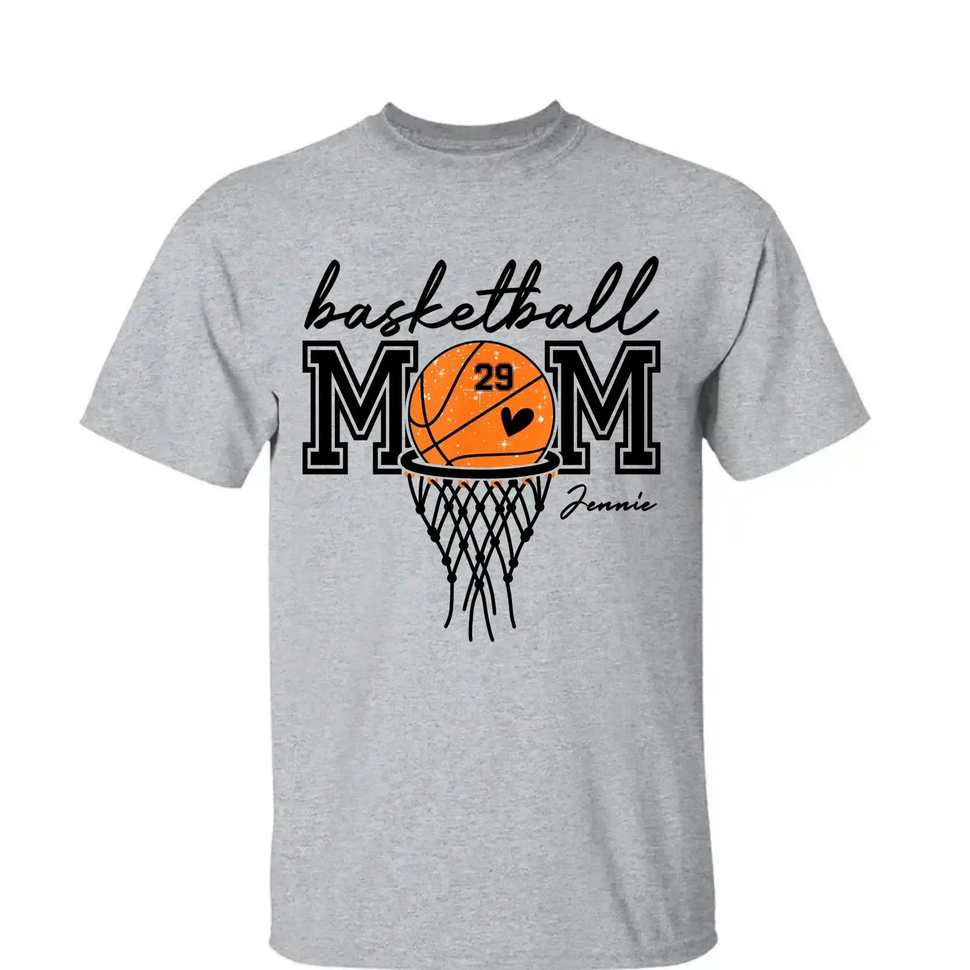 Basketball Mom Shirt – Personalized T-Shirt – Custom Gift for Basketball Mom or Dad on Game Day or Special Occasions  Ezcustomize