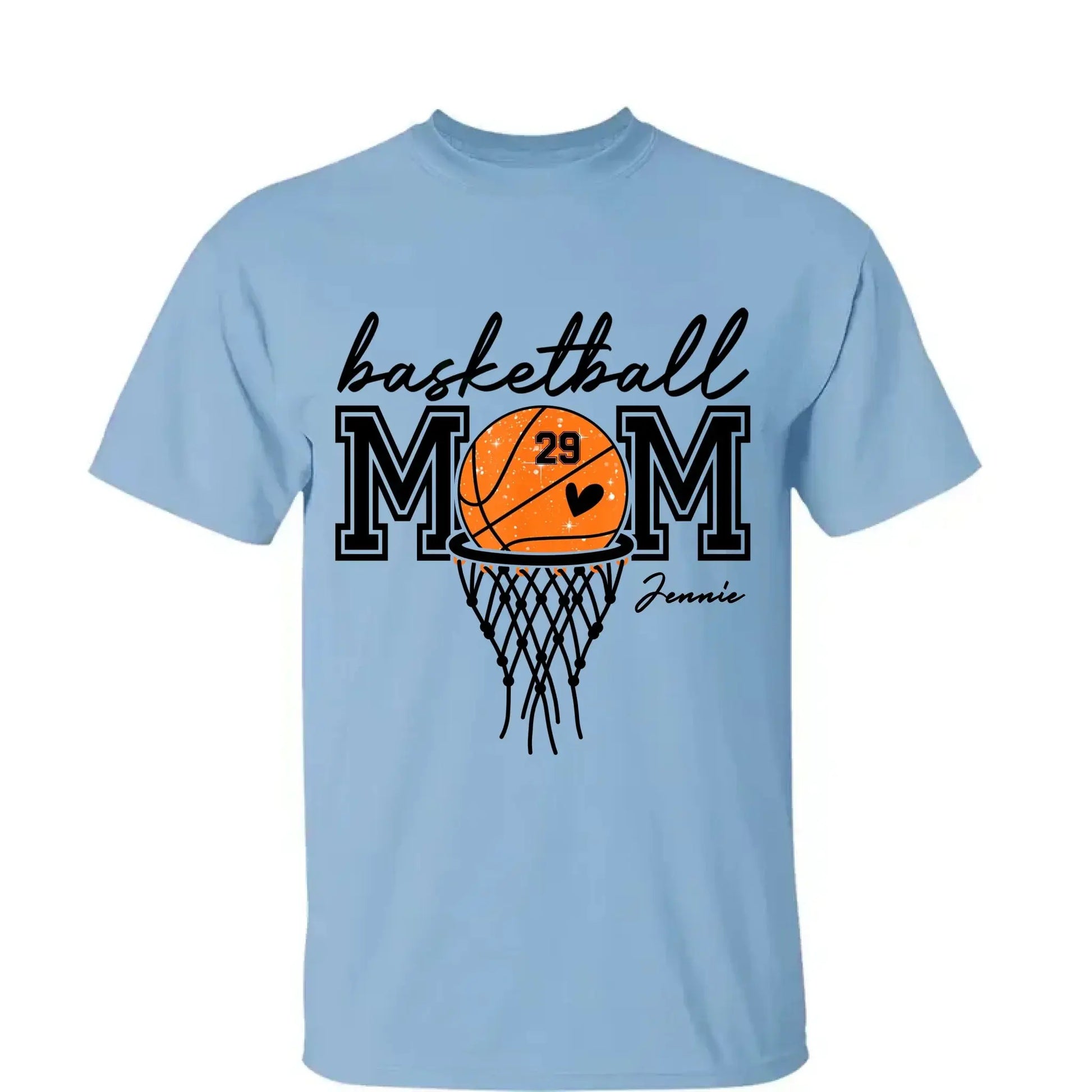 Basketball Mom Shirt – Personalized T-Shirt – Custom Gift for Basketball Mom or Dad on Game Day or Special Occasions  Ezcustomize