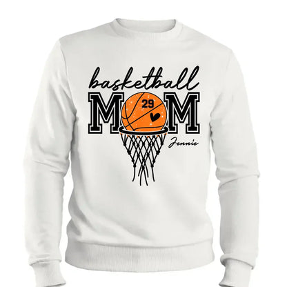 Basketball Mom Shirt – Personalized T-Shirt – Custom Gift for Basketball Mom or Dad on Game Day or Special Occasions  Ezcustomize