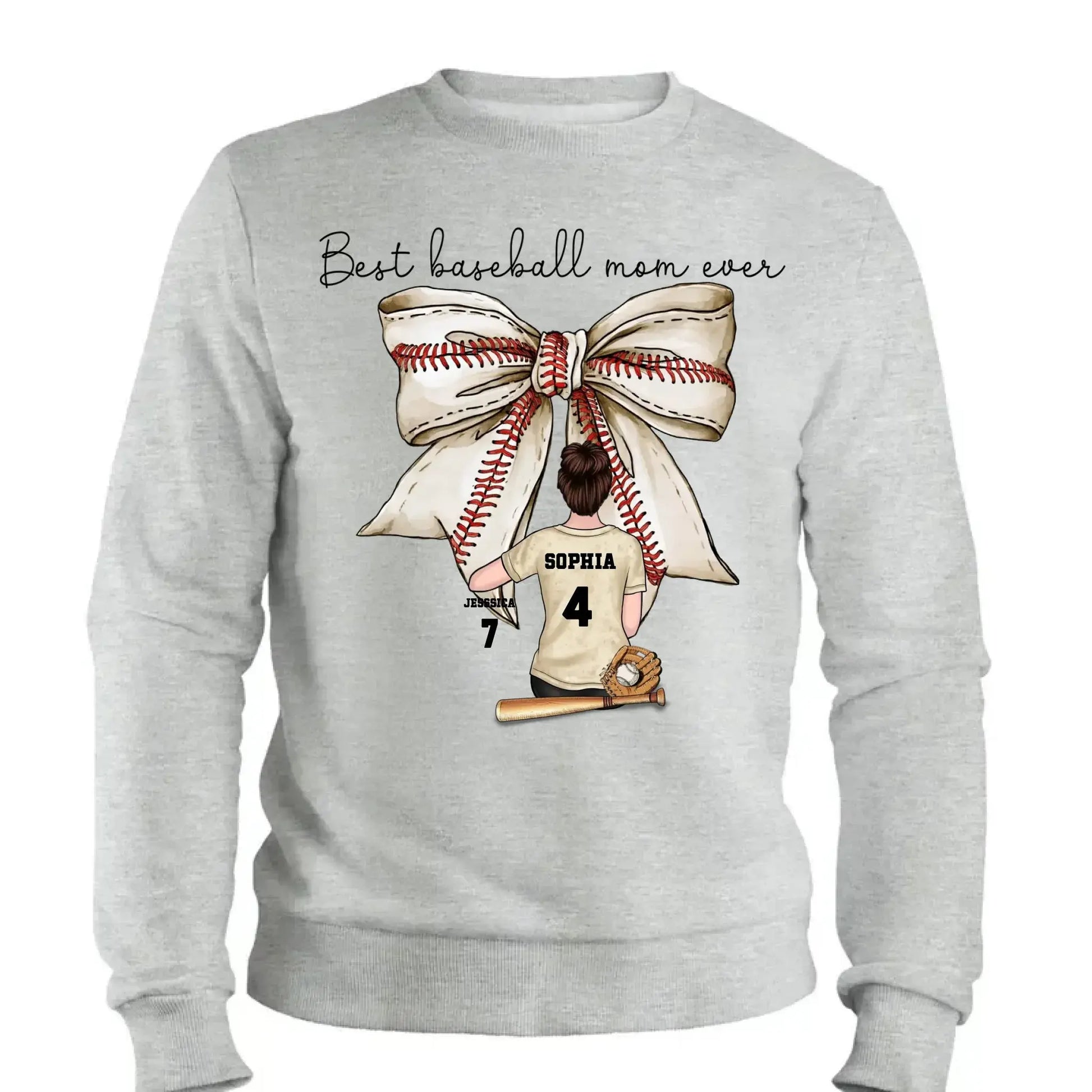 Best Baseball Mom Ever with Coquette Bow – Personalized T-Shirt, Custom Gift for Proud Sports Moms  Ezcustomize