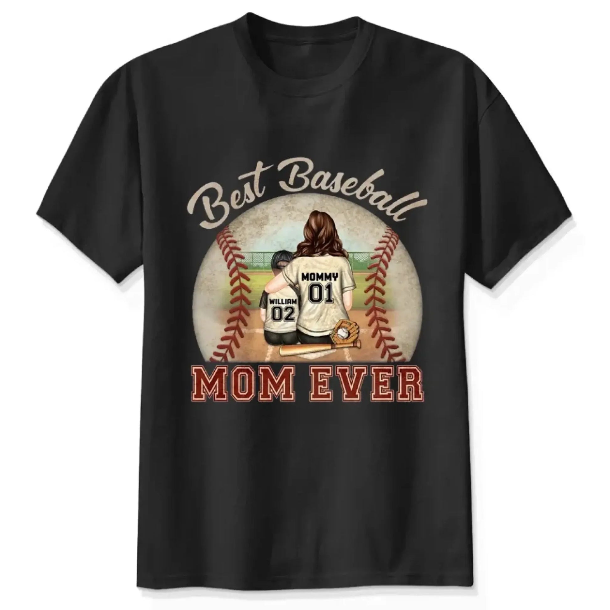 Best Baseball & Softball Mom Ever Shirt – Personalized Custom T-Shirt – Birthday or Loving Gift for Proud Sports Moms  Ezcustomize