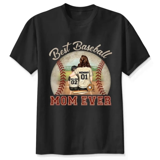 Best Baseball & Softball Mom Ever Shirt – Personalized Custom T-Shirt – Birthday or Loving Gift for Proud Sports Moms  Ezcustomize