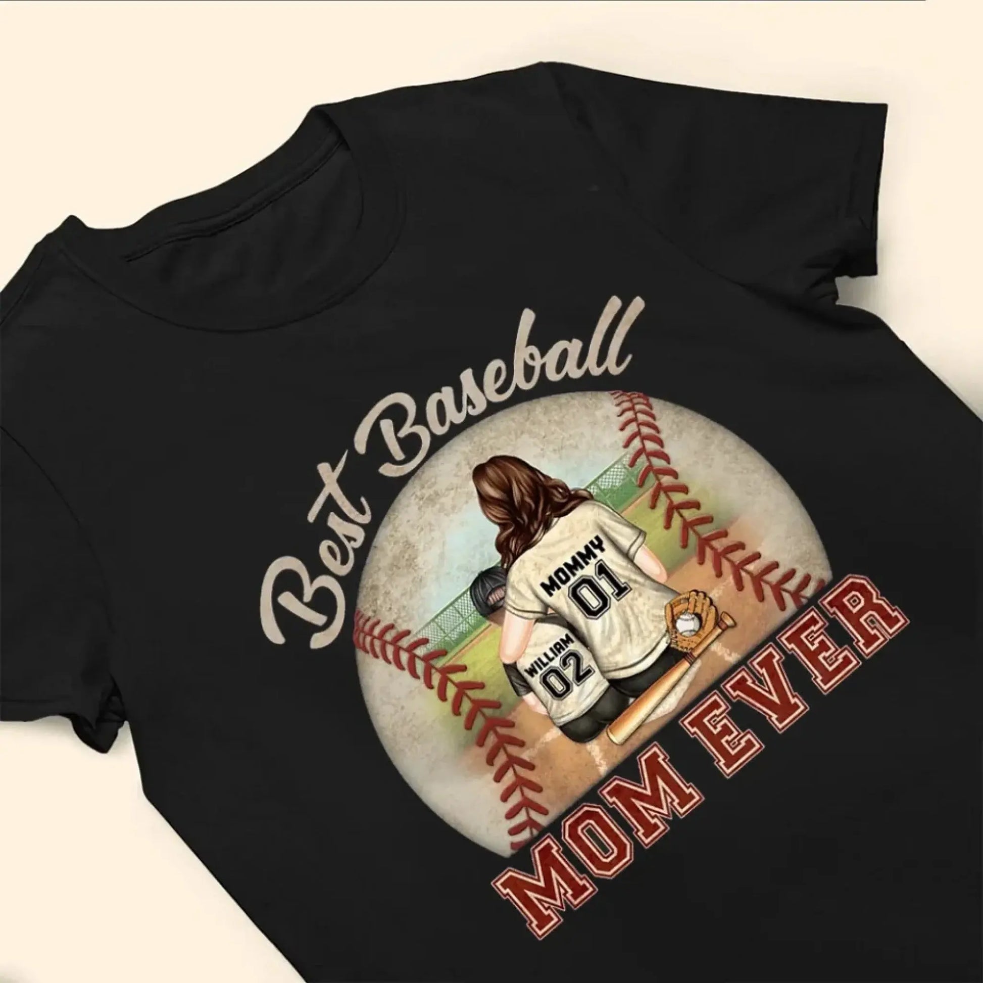 Best Baseball & Softball Mom Ever Shirt – Personalized Custom T-Shirt – Birthday or Loving Gift for Proud Sports Moms  Ezcustomize