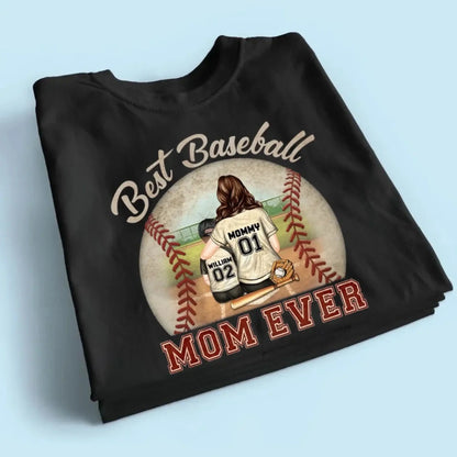 Best Baseball & Softball Mom Ever Shirt – Personalized Custom T-Shirt – Birthday or Loving Gift for Proud Sports Moms  Ezcustomize