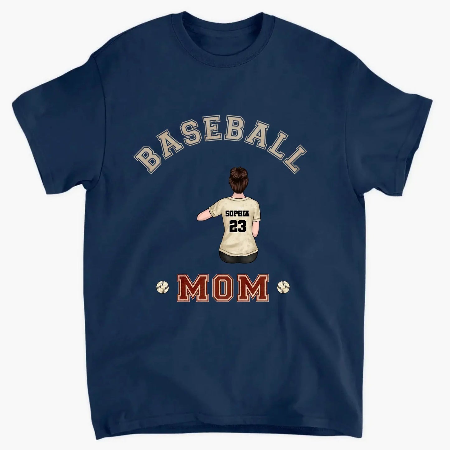 Best Baseball & Softball Mom Ever Shirt – Personalized Custom T-Shirt – Birthday or Loving Gift for Proud Sports Moms  Ezcustomize