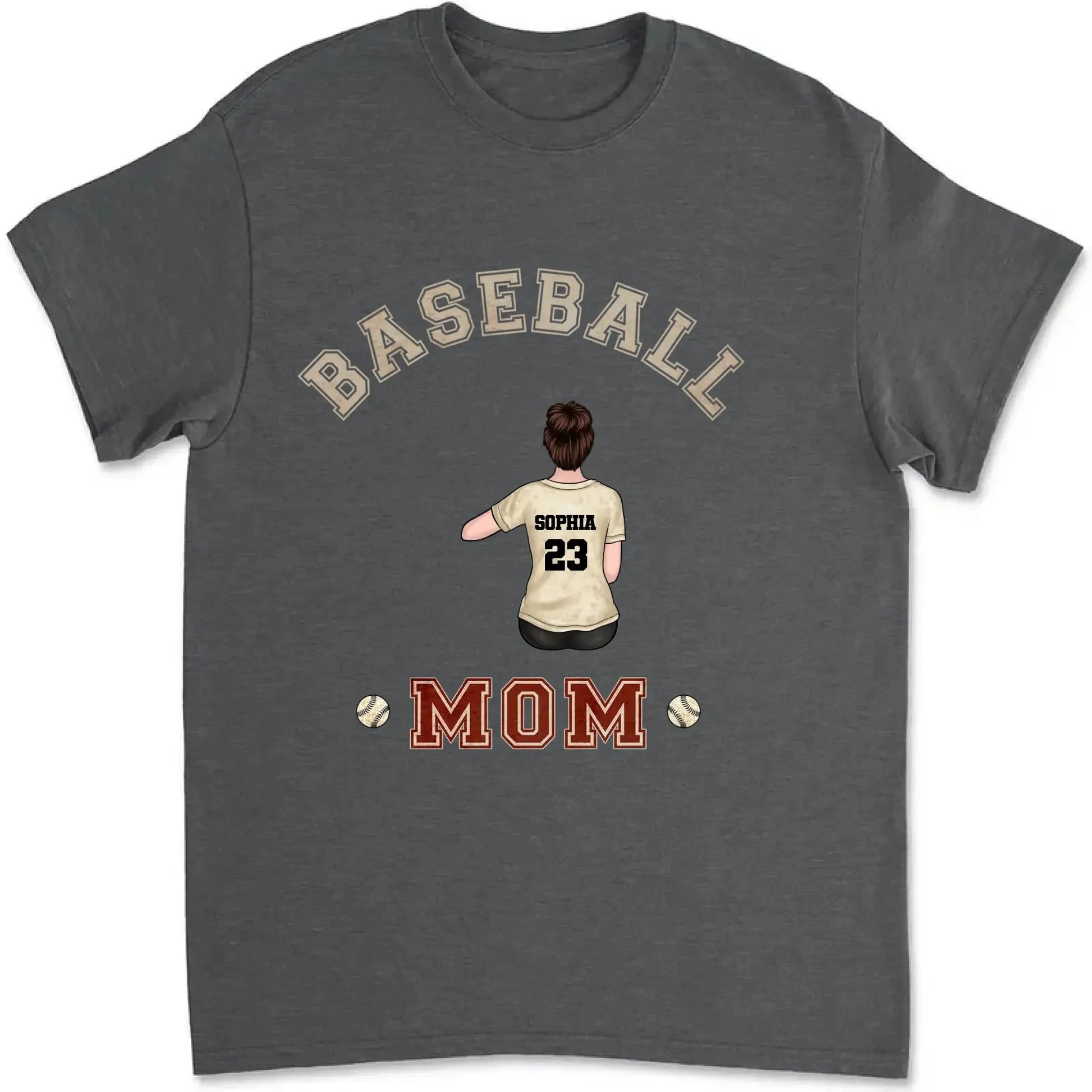Best Baseball & Softball Mom Ever Shirt – Personalized Custom T-Shirt – Birthday or Loving Gift for Proud Sports Moms  Ezcustomize