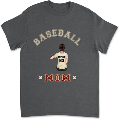 Best Baseball & Softball Mom Ever Shirt – Personalized Custom T-Shirt – Birthday or Loving Gift for Proud Sports Moms  Ezcustomize