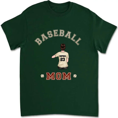 Best Baseball & Softball Mom Ever Shirt – Personalized Custom T-Shirt – Birthday or Loving Gift for Proud Sports Moms  Ezcustomize