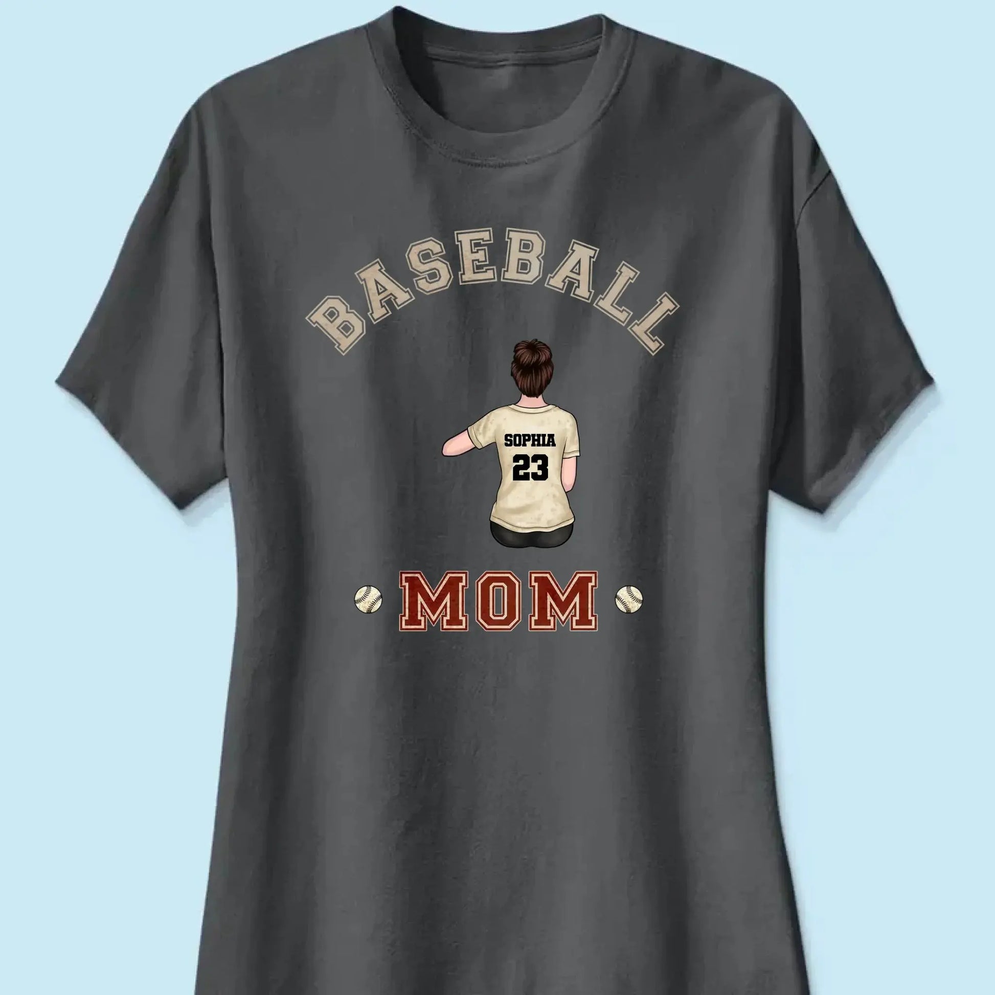 Best Baseball & Softball Mom Ever Shirt – Personalized Custom T-Shirt – Birthday or Loving Gift for Proud Sports Moms  Ezcustomize