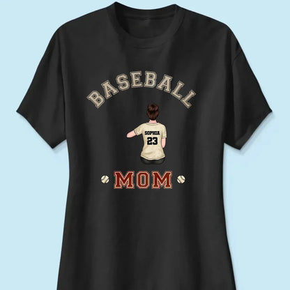 Best Baseball & Softball Mom Ever Shirt – Personalized Custom T-Shirt – Birthday or Loving Gift for Proud Sports Moms  Ezcustomize