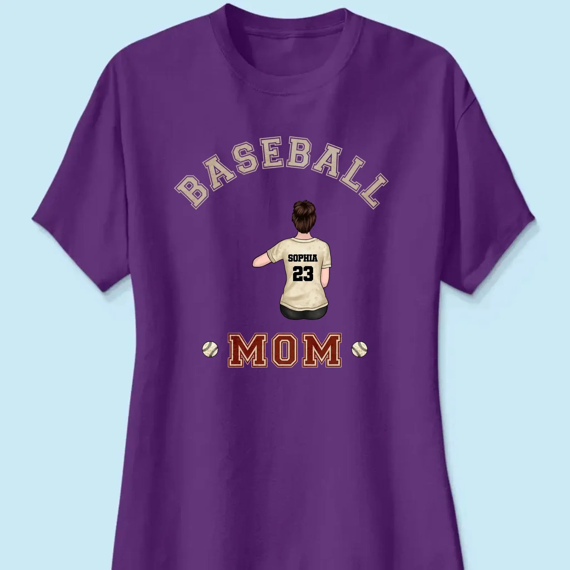 Best Baseball & Softball Mom Ever Shirt – Personalized Custom T-Shirt – Birthday or Loving Gift for Proud Sports Moms  Ezcustomize
