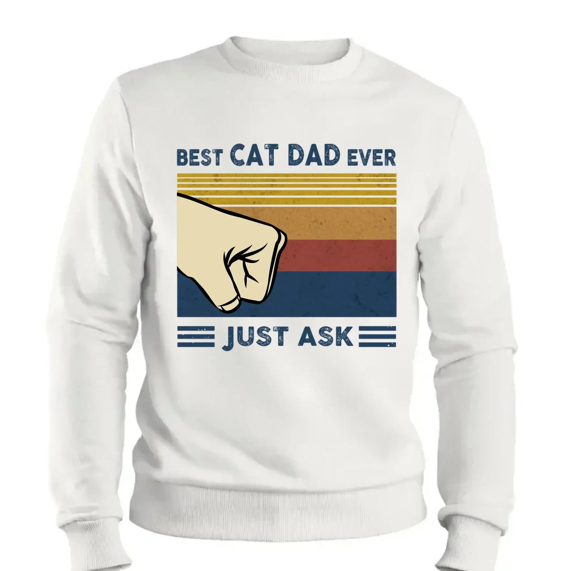 Best Cat Dad Ever Custom Shirt – Just Ask [Cat's Name] – Personalized Gift for Cat Dads, Cat Lovers, Cat Owner T-Shirt  Ezcustomize