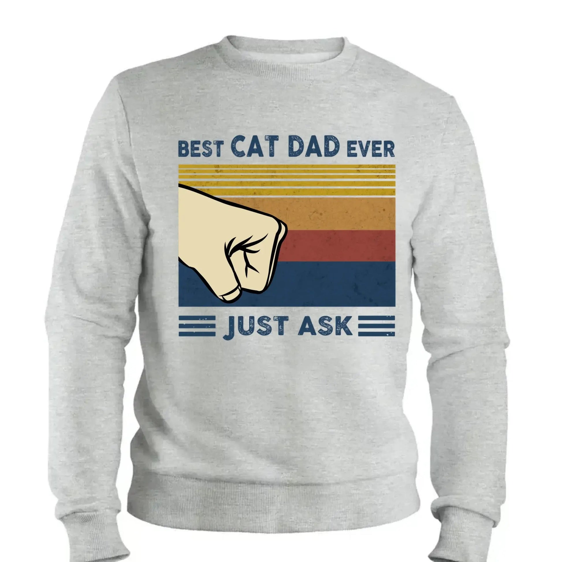 Best Cat Dad Ever Custom Shirt – Just Ask [Cat's Name] – Personalized Gift for Cat Dads, Cat Lovers, Cat Owner T-Shirt  Ezcustomize