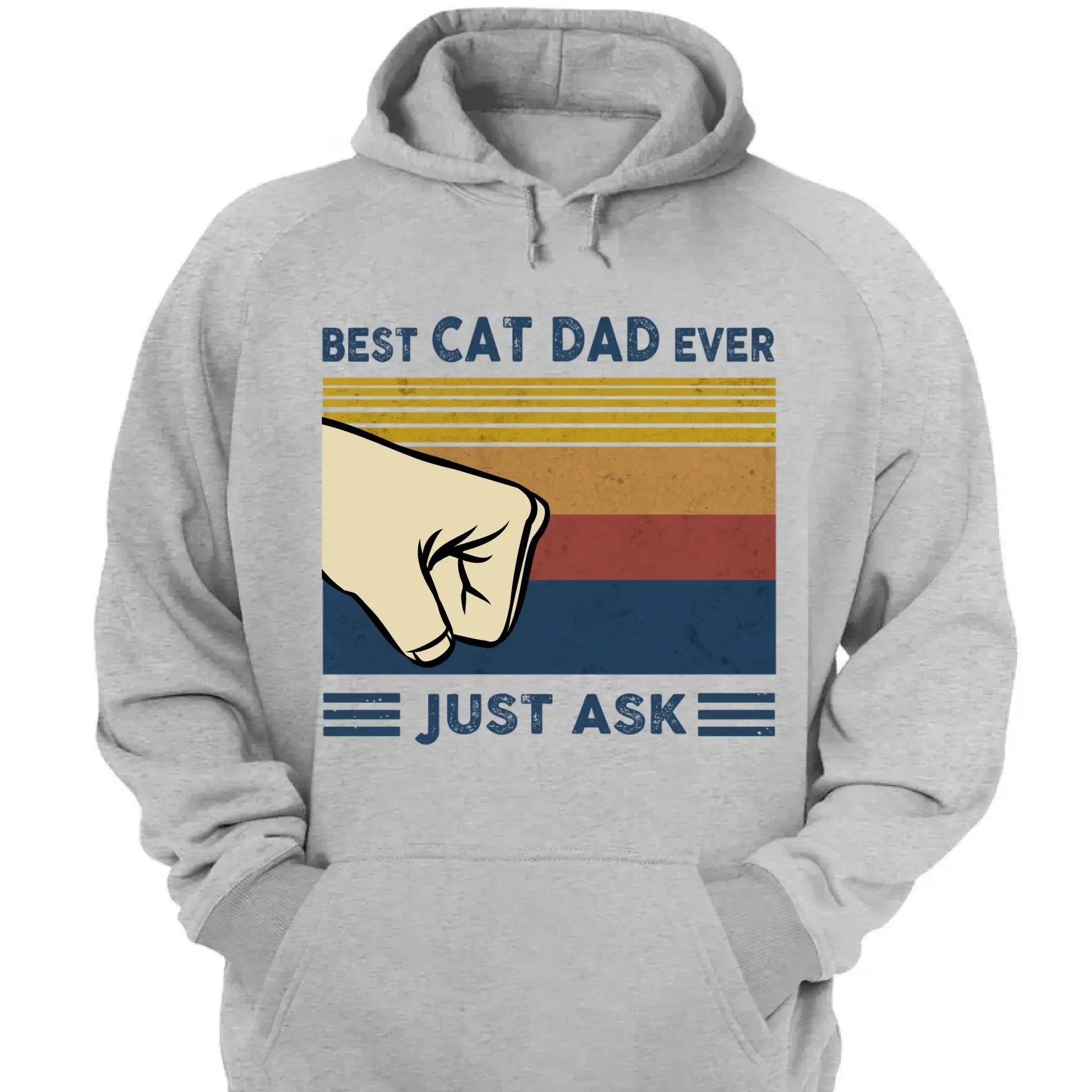 Best Cat Dad Ever Custom Shirt – Just Ask [Cat's Name] – Personalized Gift for Cat Dads, Cat Lovers, Cat Owner T-Shirt  Ezcustomize